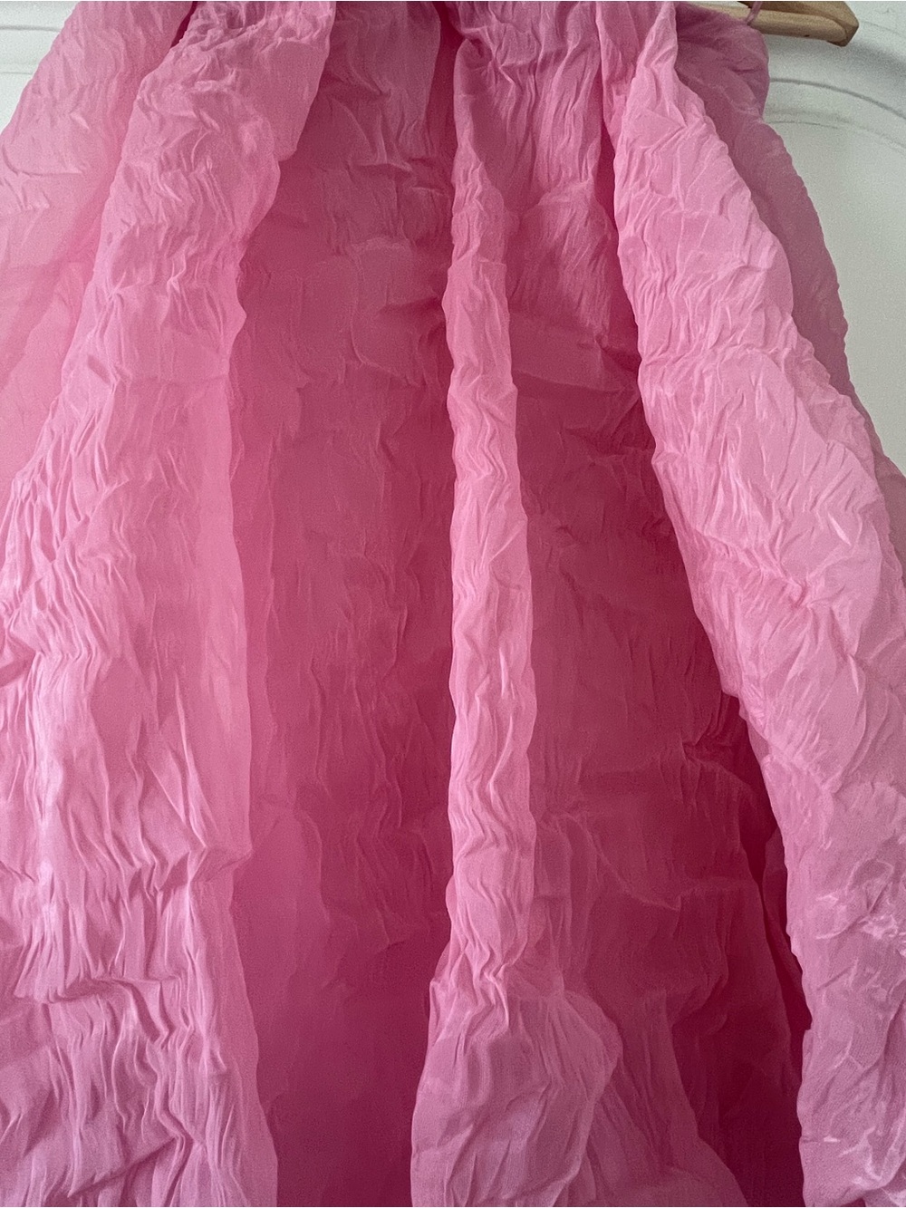 Women's Pink Bubble Skirt - Lightweight Flowy Design - Picture 2 of 9